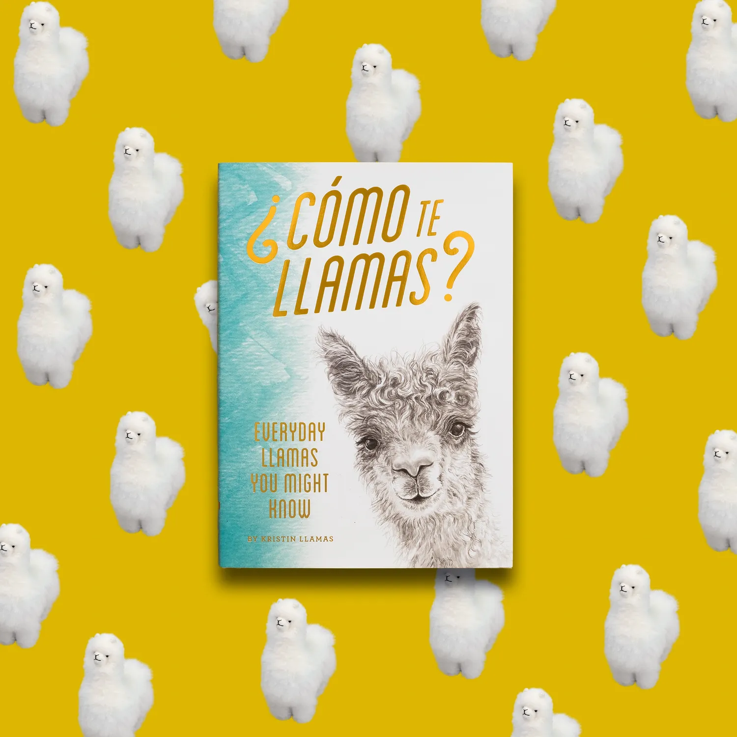 Kristin Llamas Como te Llamas lamabok innbundet humor