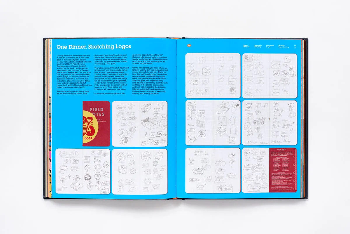 Abrams Draplin Design Co. Pretty Much Everything innbundet designbok