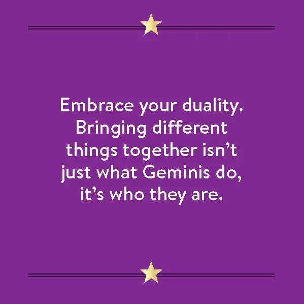 Chronicle Books Cosmo Cards Gemini minikort 60 stk affirmasjon