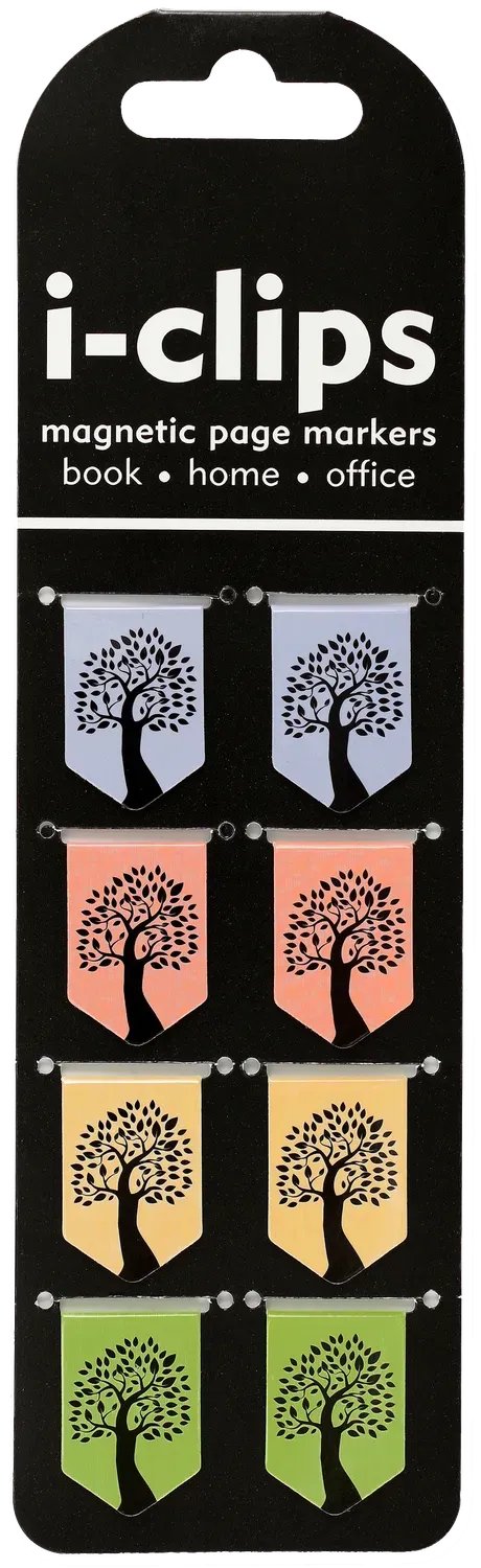Peter Pauper Press Tree of Life bokmerker magnetiske 8 stk i-clips