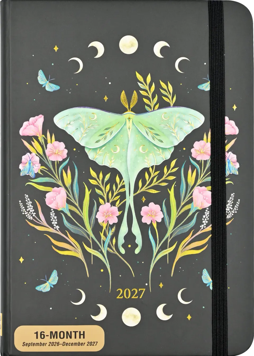 Peter Pauper Press Luna Moth 2027 ukeplanlegger innbundet