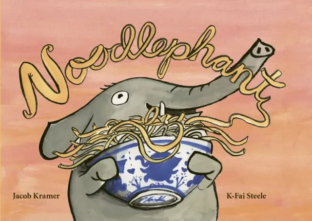 Abrams and Chronicle Noodlephant innbundet pastaeventyr
