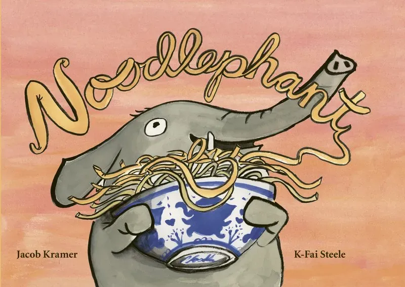 Abrams and Chronicle Noodlephant innbundet pastaeventyr