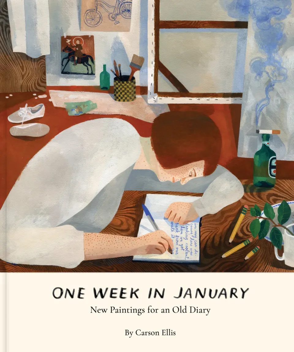 Chronicle Books One Week in January innbundet illustrert memoar