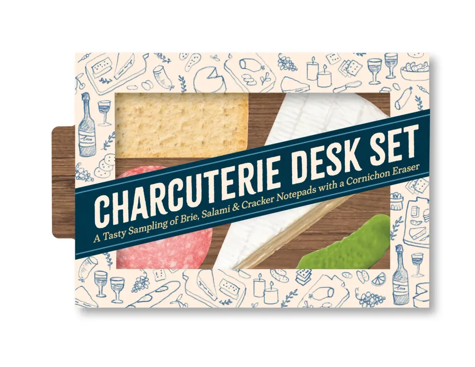 Abrams Charcuterie Desk Set notatblokker med viskelær