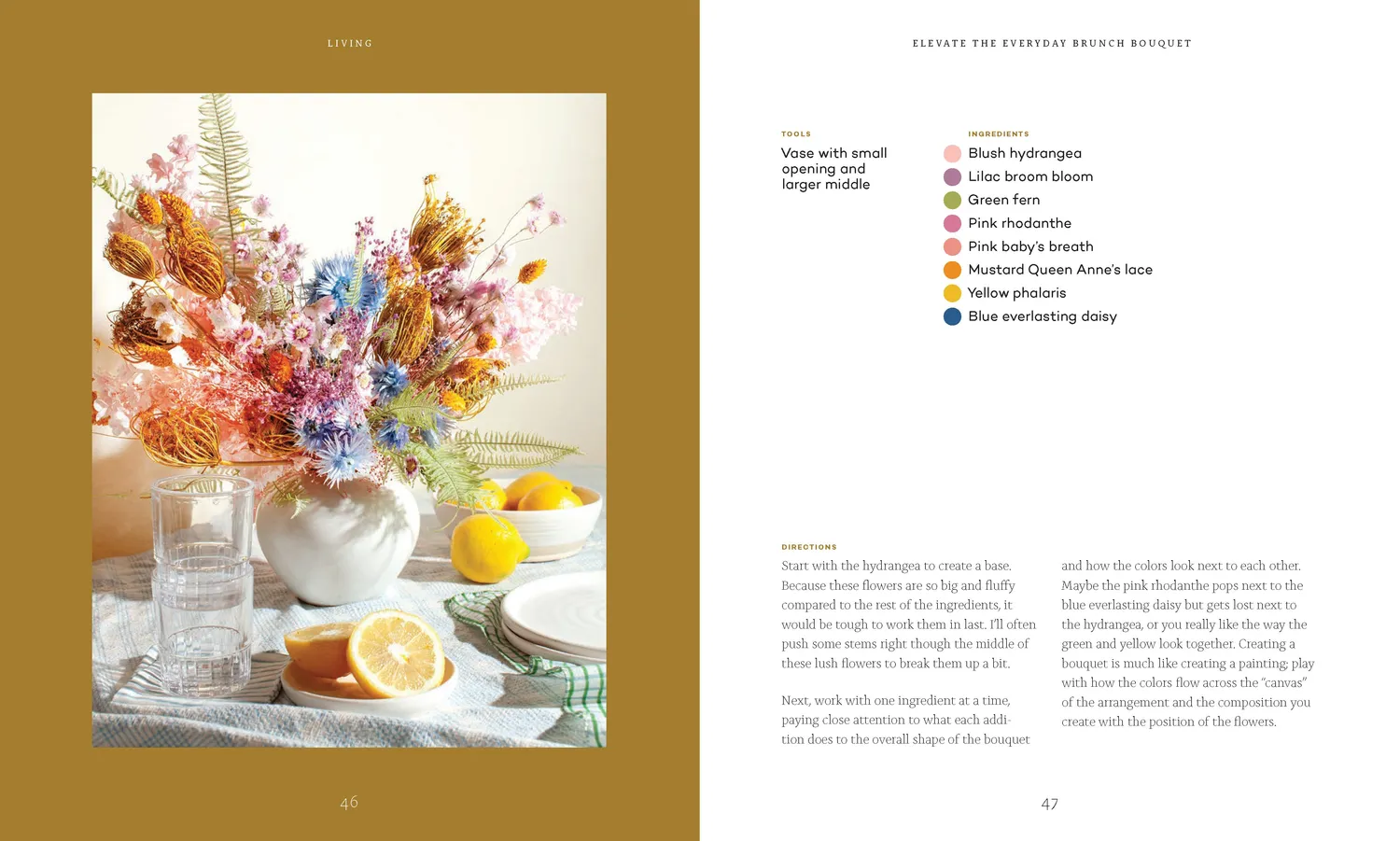 Abrams and Chronicle Flora Nouveaux innbundet bok moderne tørkede blomster