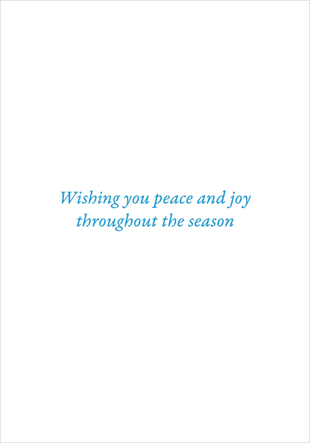 Peter Pauper Press Peaceful Tidings julekort 20 stk due