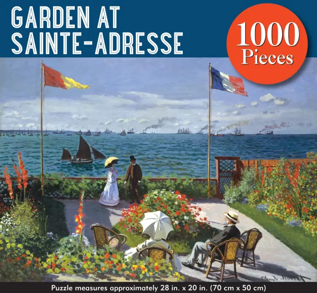 Peter Pauper Press Garden at Sainte-Adresse puslespill 1000 brikker Monet