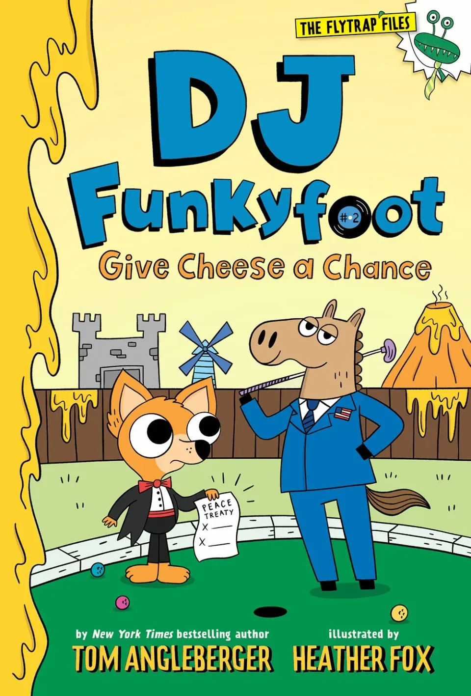 DJ Funkyfoot Give Cheese a Chance innbundet barnebok