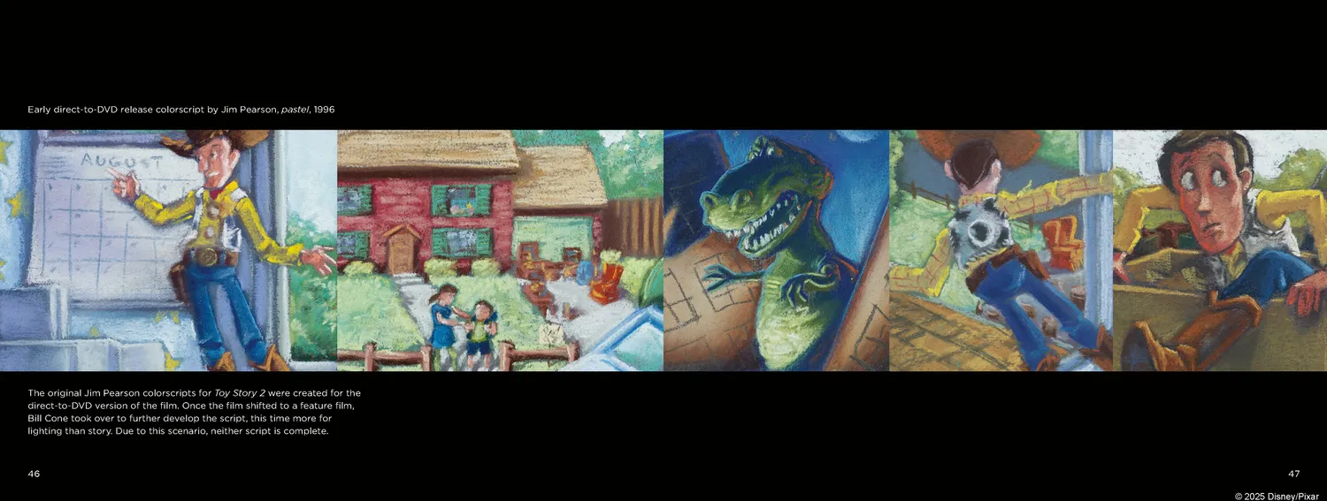 Disney Pixar The Color of Toy Story bok innbundet jubileum