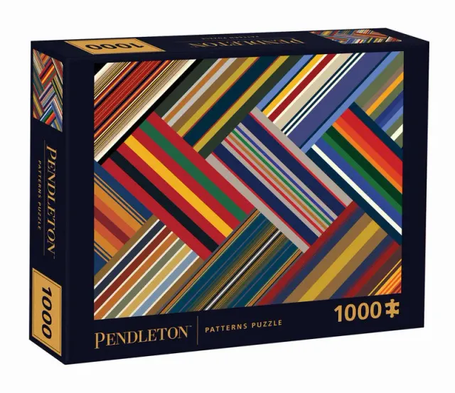 Pendleton Patterns puslespill 1000 brikker fargerikt