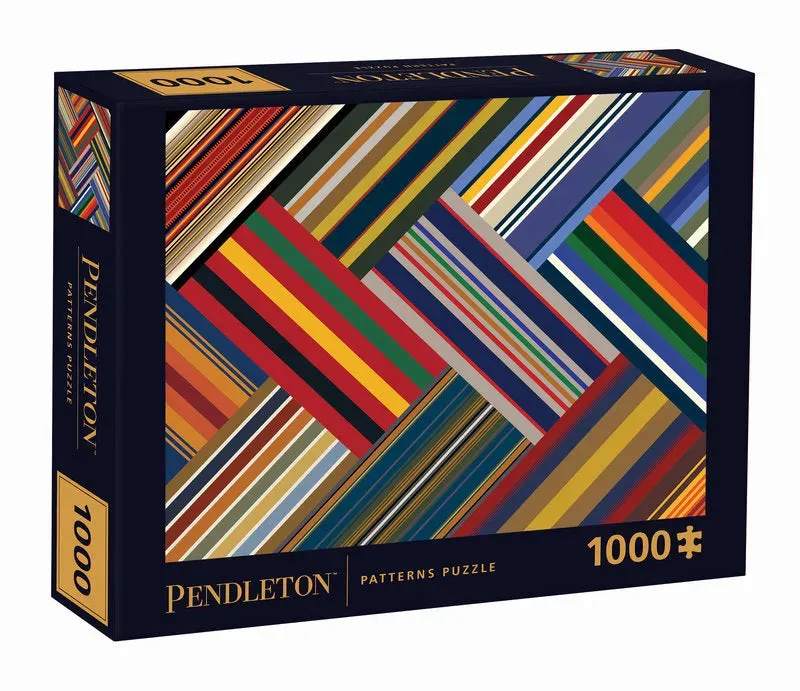 Pendleton Patterns puslespill 1000 brikker fargerikt