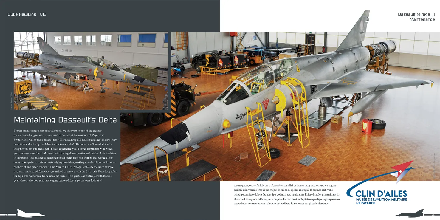 Duke Hawkins Dassault Mirage III/5/50 bok