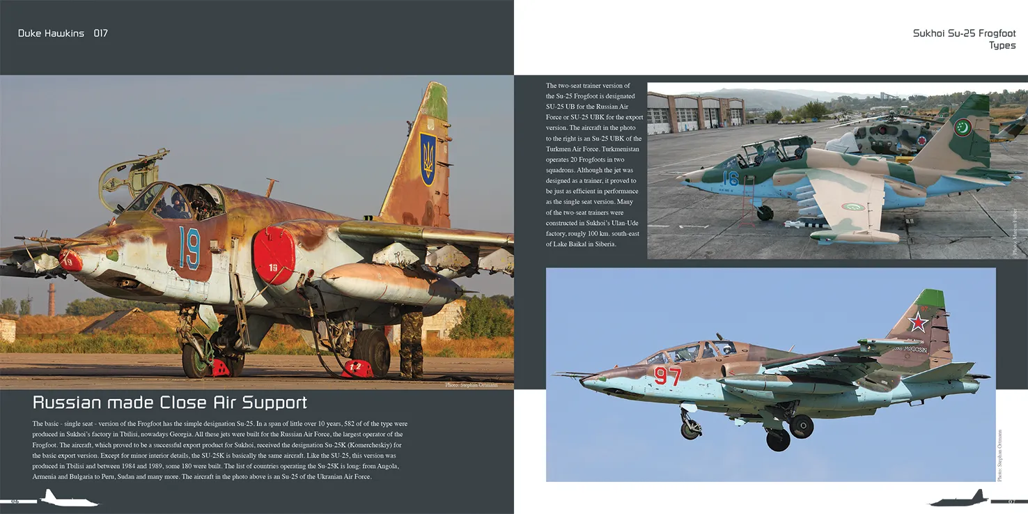 Duke Hawkins Sukhoi Su-25 Frogfoot bok pansret