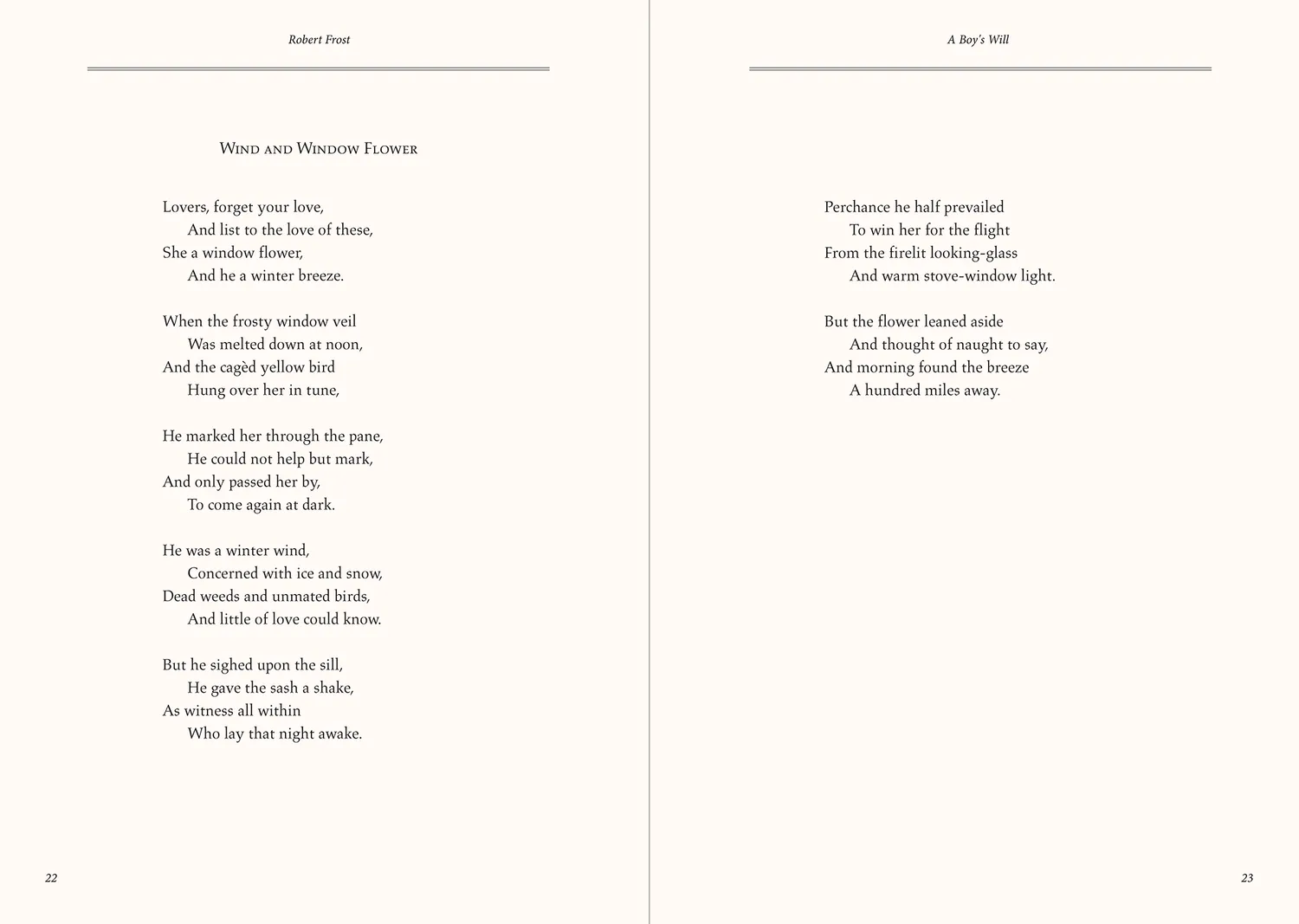 Peter Pauper Poems of Robert Frost diktsamling innbundet gave