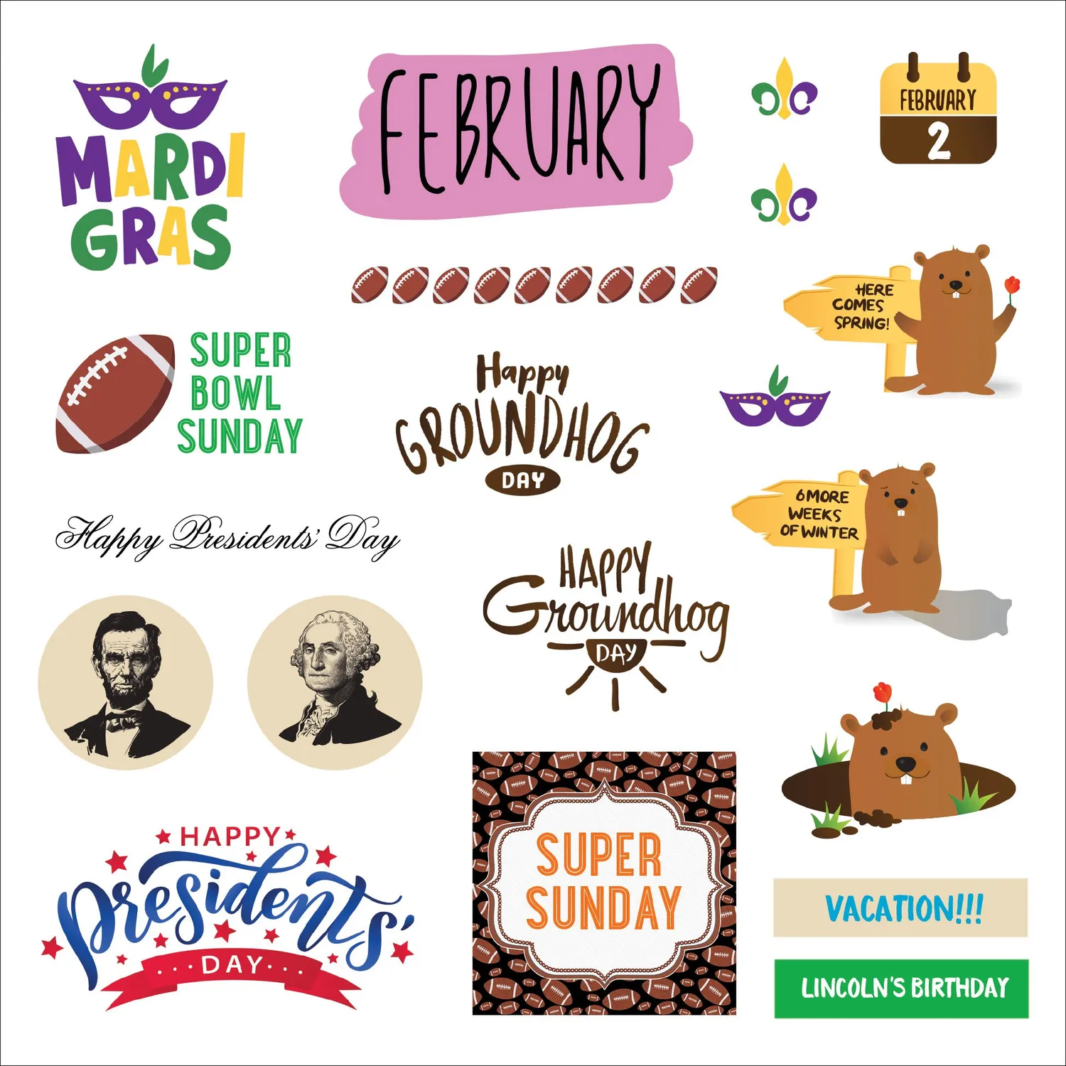 Peter Pauper Press A Year in Stickers klistremerkebok 900 stk