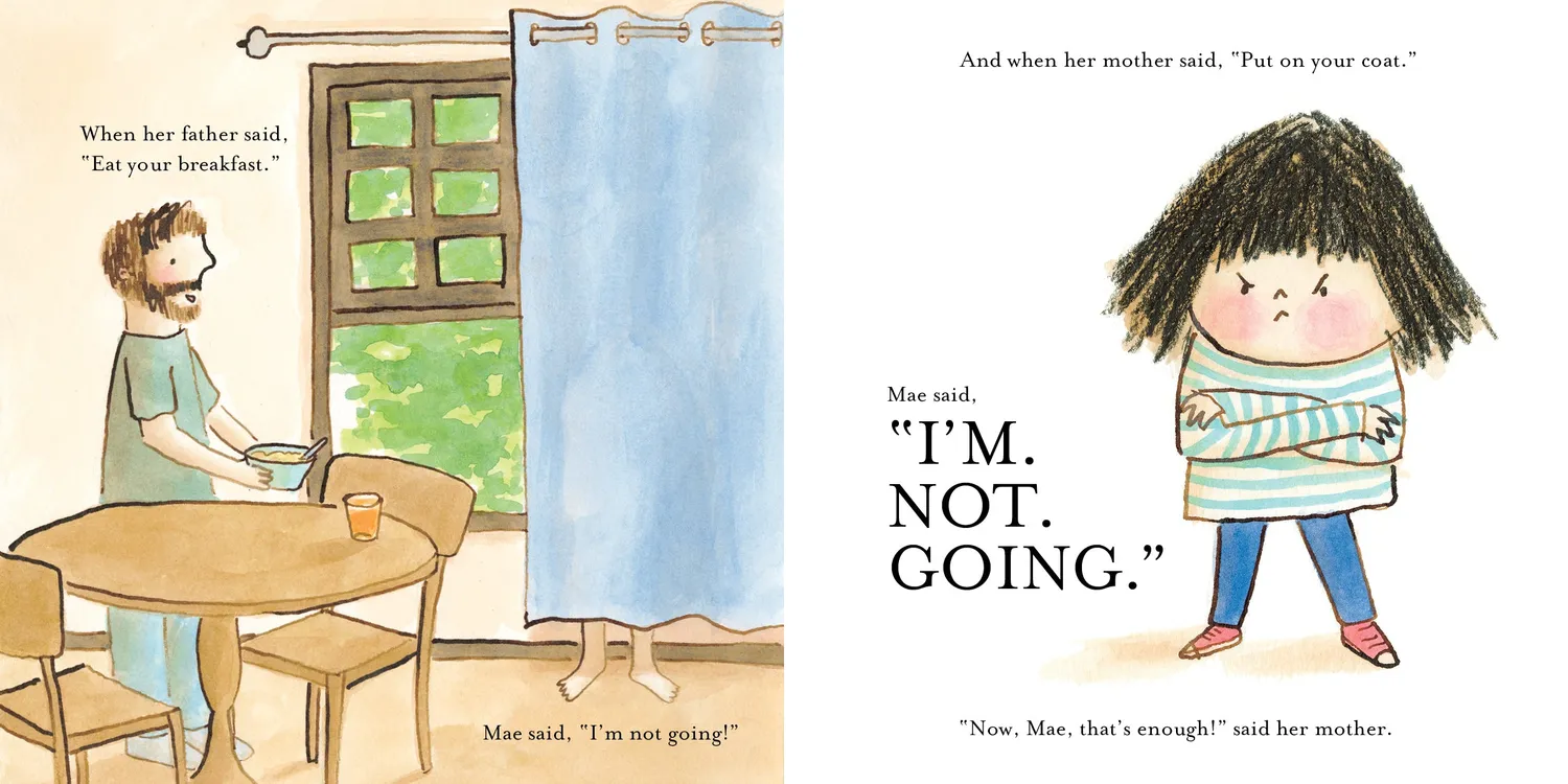 Abrams Mae's First Day of School barnebok pocket