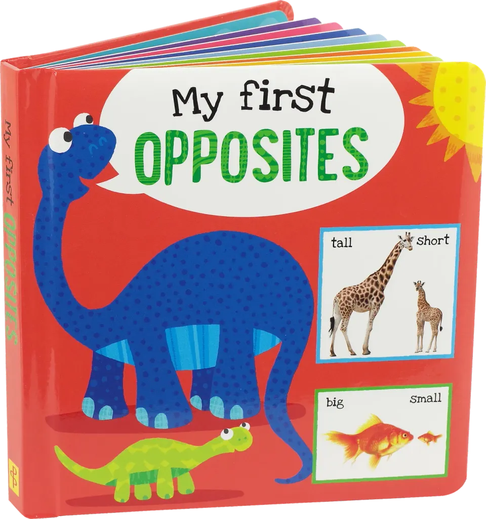 Peter Pauper Press My First Opposites pappbok med motsetninger