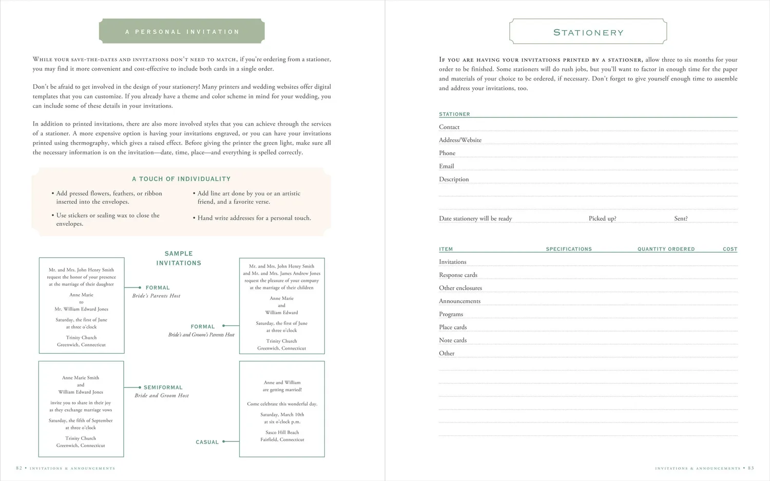 Peter Pauper Press Ultimate Wedding Planner bryllupsplanlegger Eucalyptus
