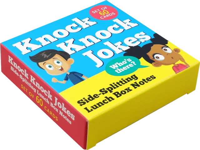 Peter Pauper Press Knock Knock Jokes lunsjlapper 60 kort barnevitser