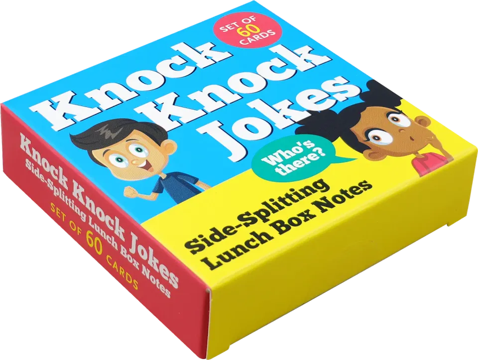 Peter Pauper Press Knock Knock Jokes lunsjlapper 60 kort barnevitser