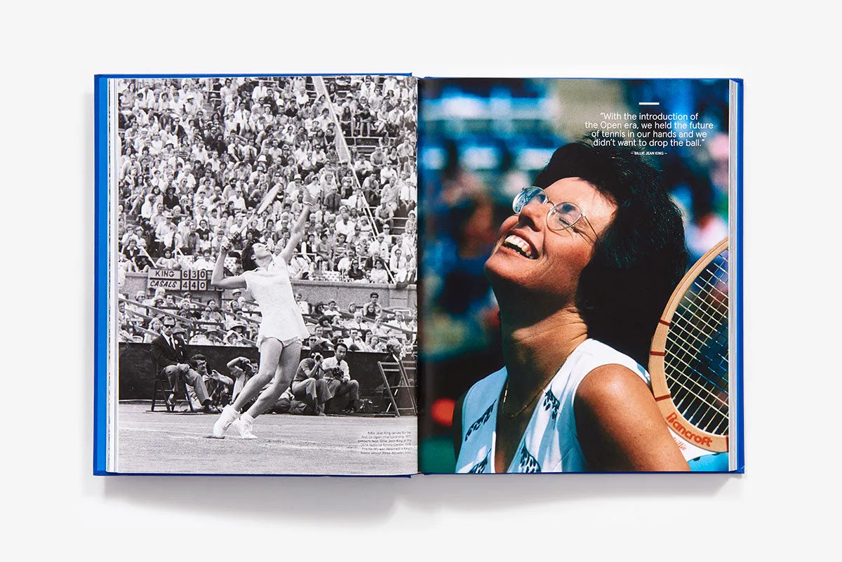 Abrams US Open 50 Years innbundet tennisbok jubileumsutgave