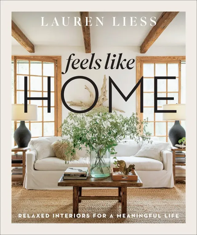 Lauren Liess Feels Like Home bok innbundet interiør