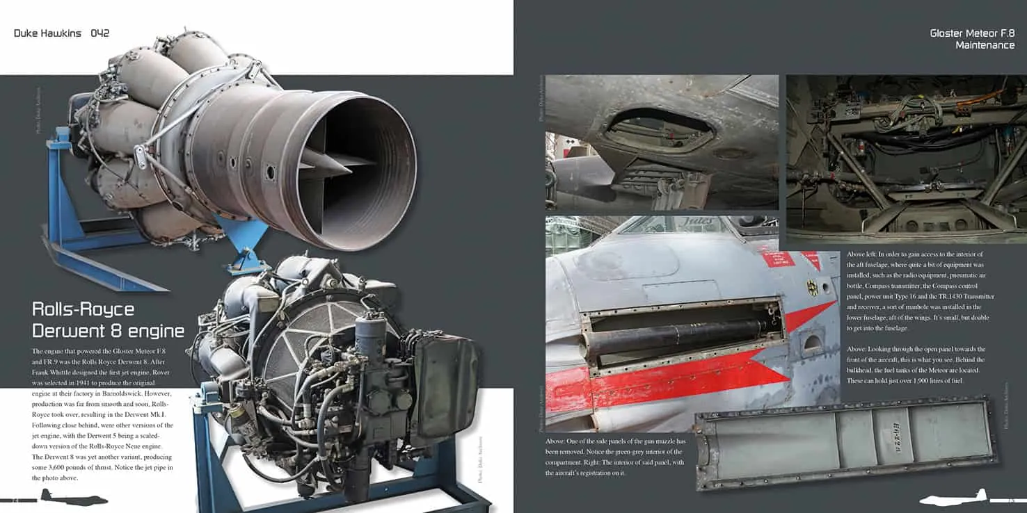 Duke Hawkins Gloster Meteor F.8/FR.9 bok 84 sider