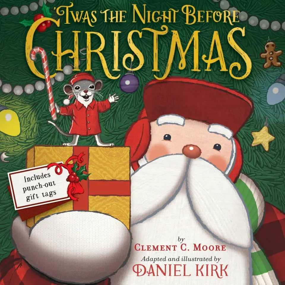 Abrams and Chronicle Twas the Night julebok gavemerker