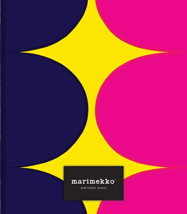 Abrams and Chronicle Marimekko Birthday Book bursdagsbok tøybind