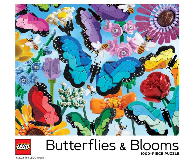 LEGO Butterflies & Blooms 1000 puslespill 1000 brikker blomster
