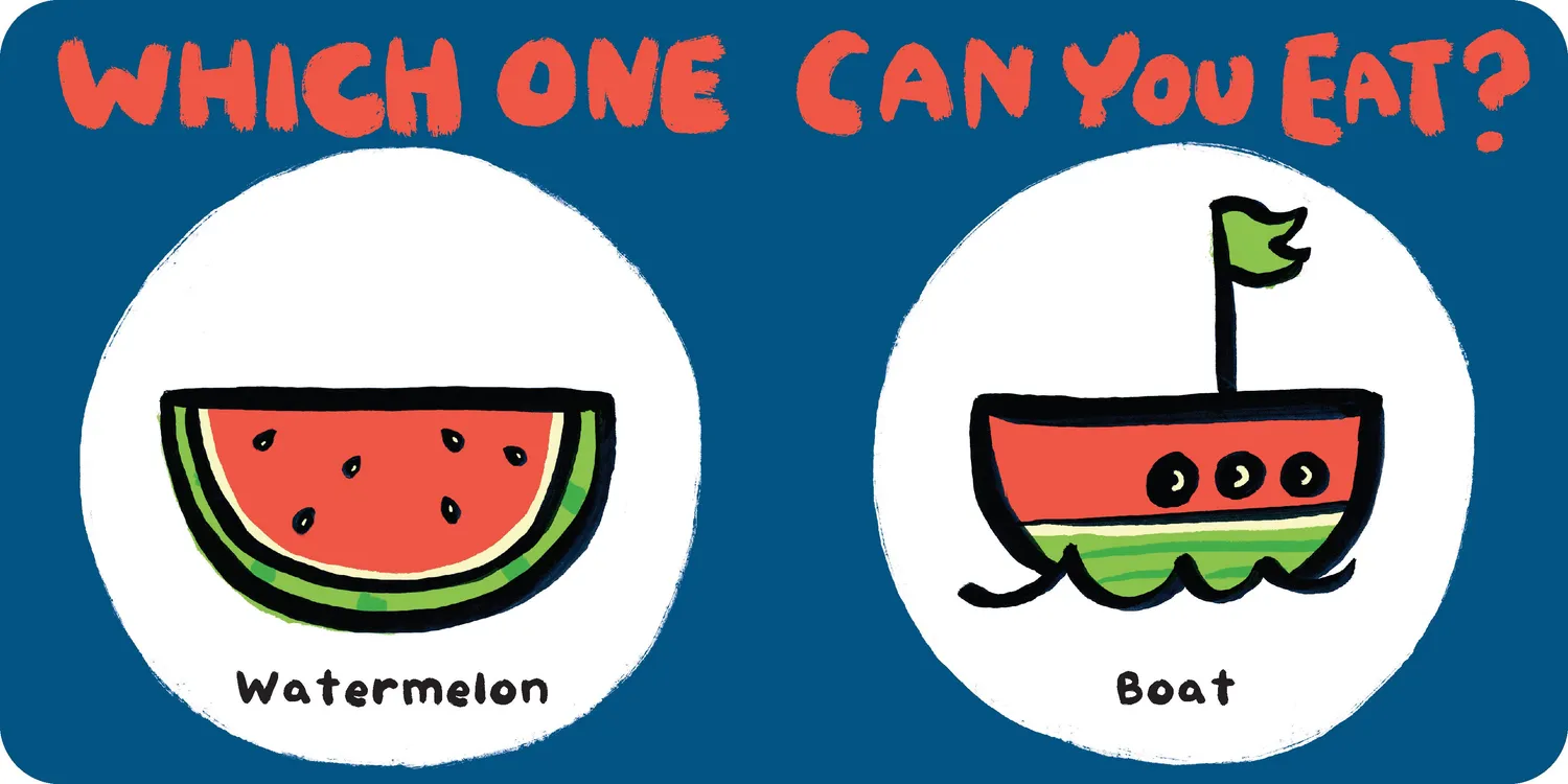 Chronicle Books Which One Can You Eat pappbok småbarn mat
