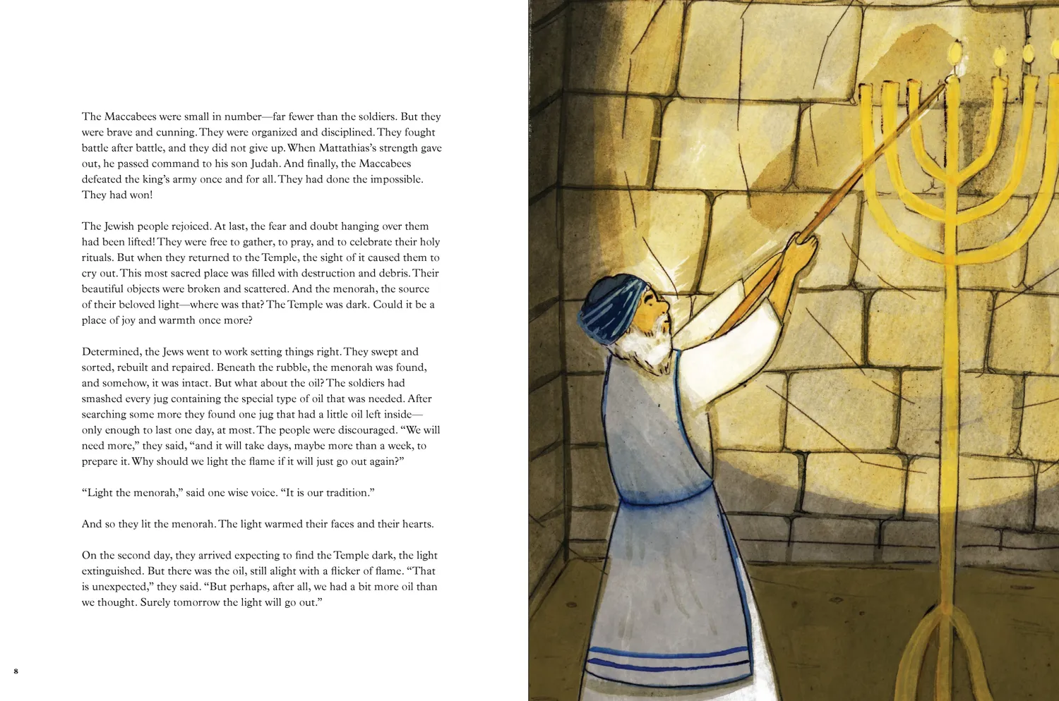 Hanukkah Is Here! barnebok innbundet nedtelling 8 luker