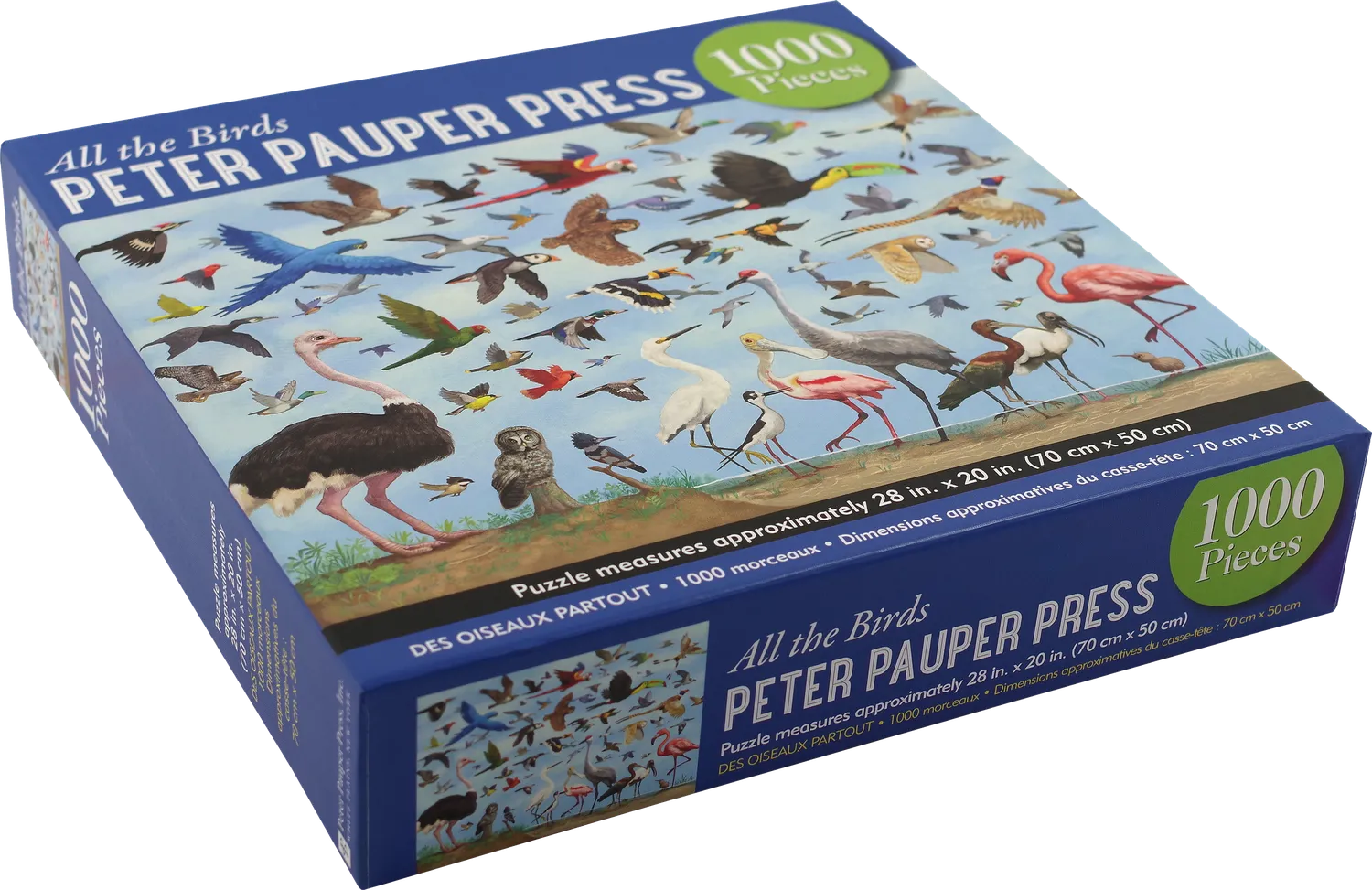 Peter Pauper Press All the Birds puslespill 1000 brikker