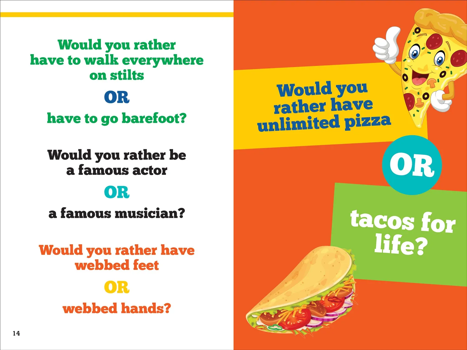 Peter Pauper Press Would You Rather? Pick This or That barnebok 5 år+