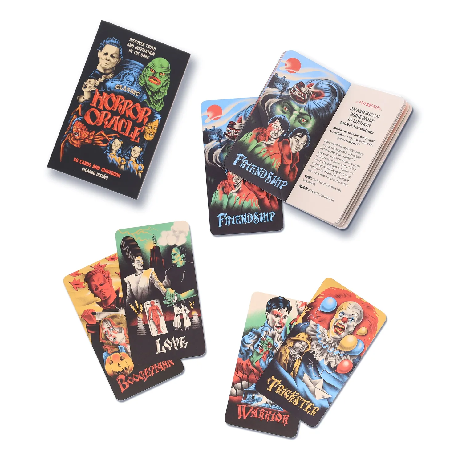 Abrams and Chronicle Classic Horror Oracle orakelkort 50 kort