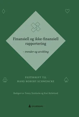 Bokia Finansiell og ikke-finansiell rapportering bok innbundet pent brukt