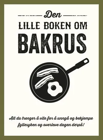 Bokia Den lille boken om bakrus bok innbundet pent brukt
