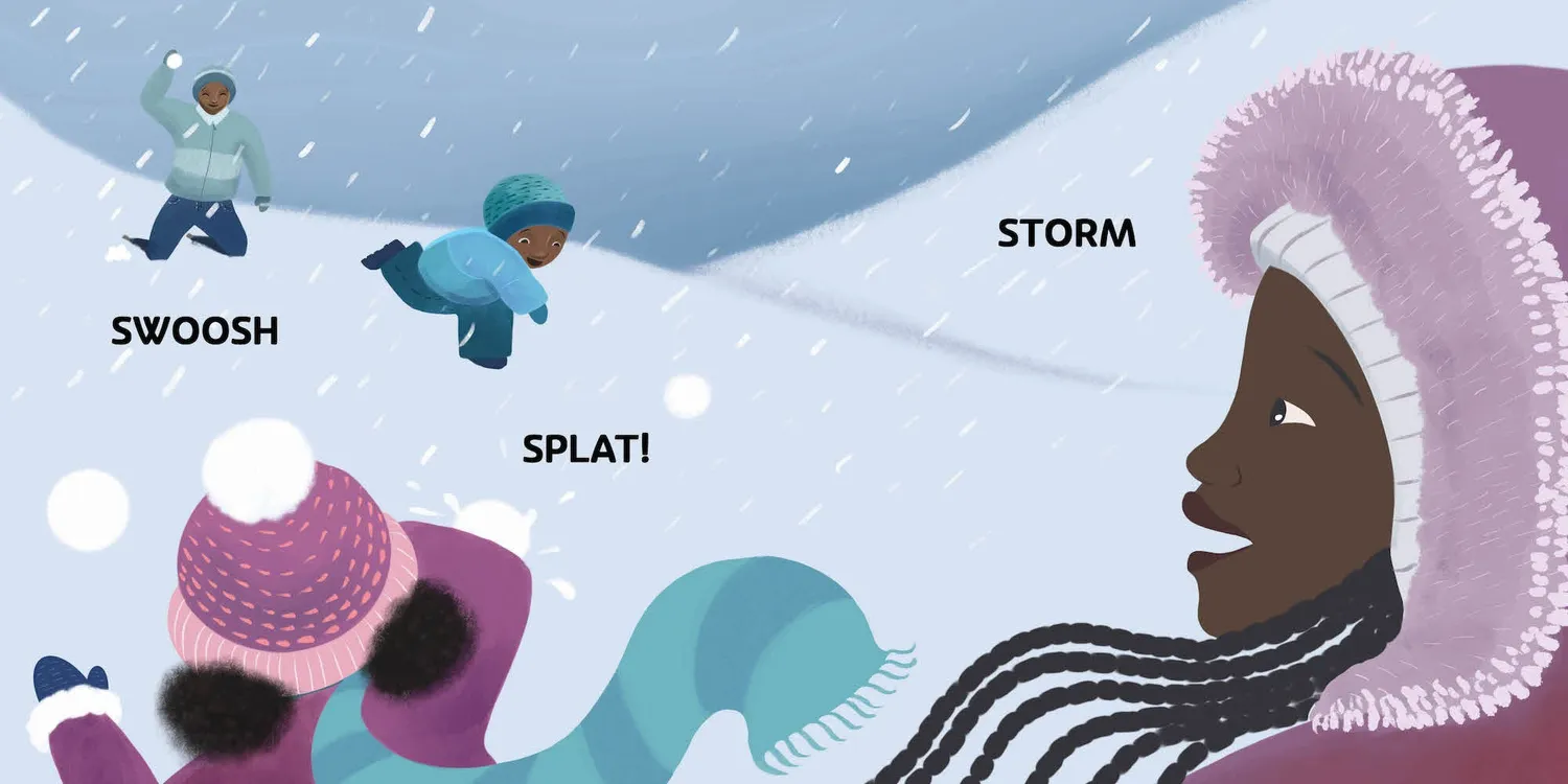 Appleseed Snowy Mittens vintereventyr bildebok innbundet