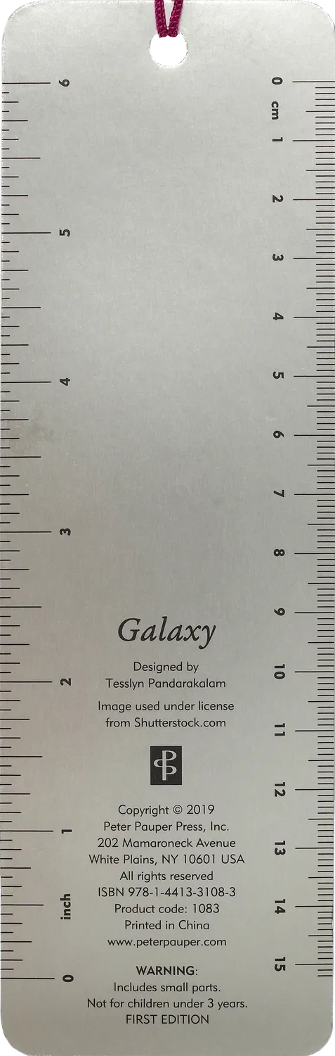 Peter Pauper Press Galaxy bokmerke perler dusk linjal