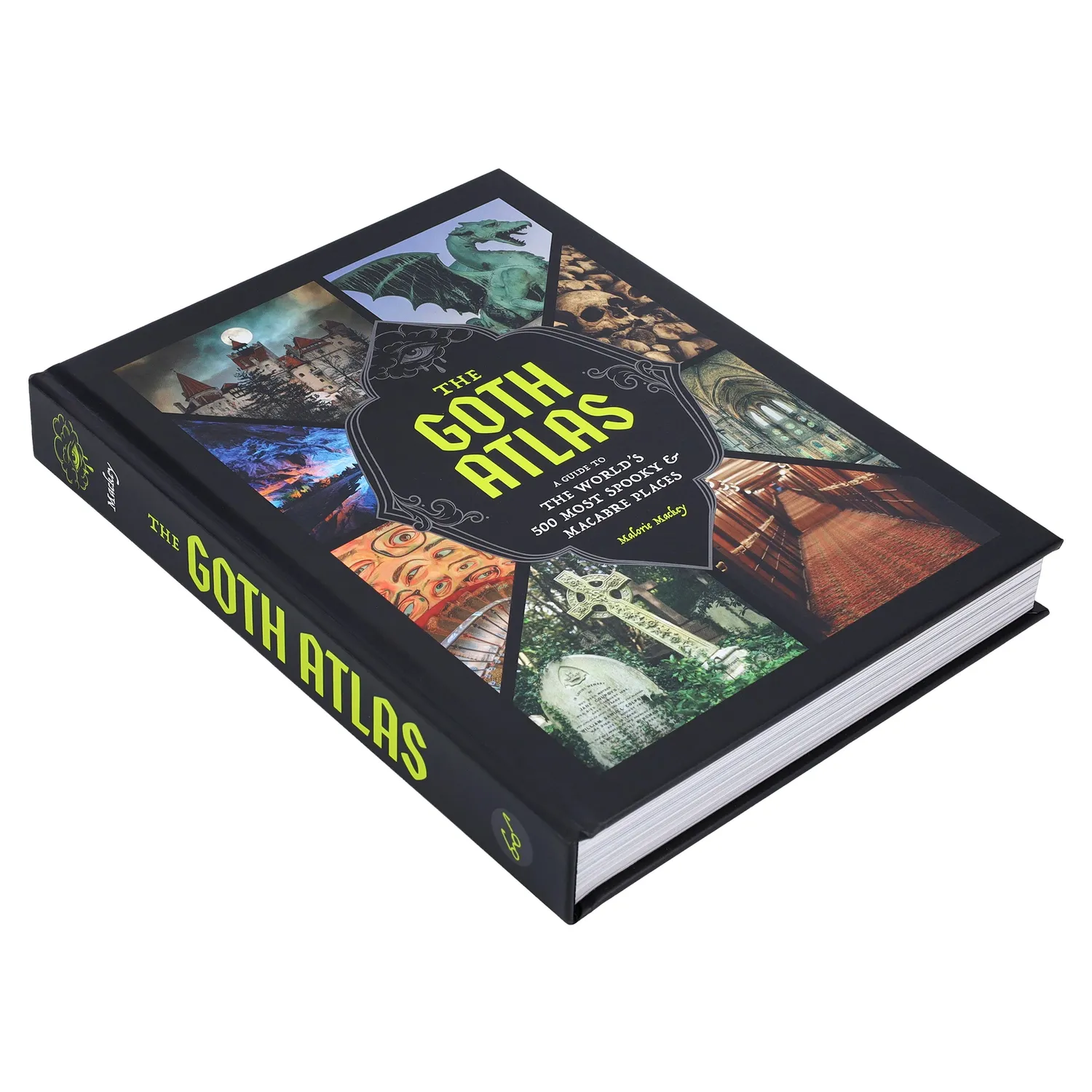 Abrams and Chronicle The Goth Atlas innbundet bok 500 skumle steder
