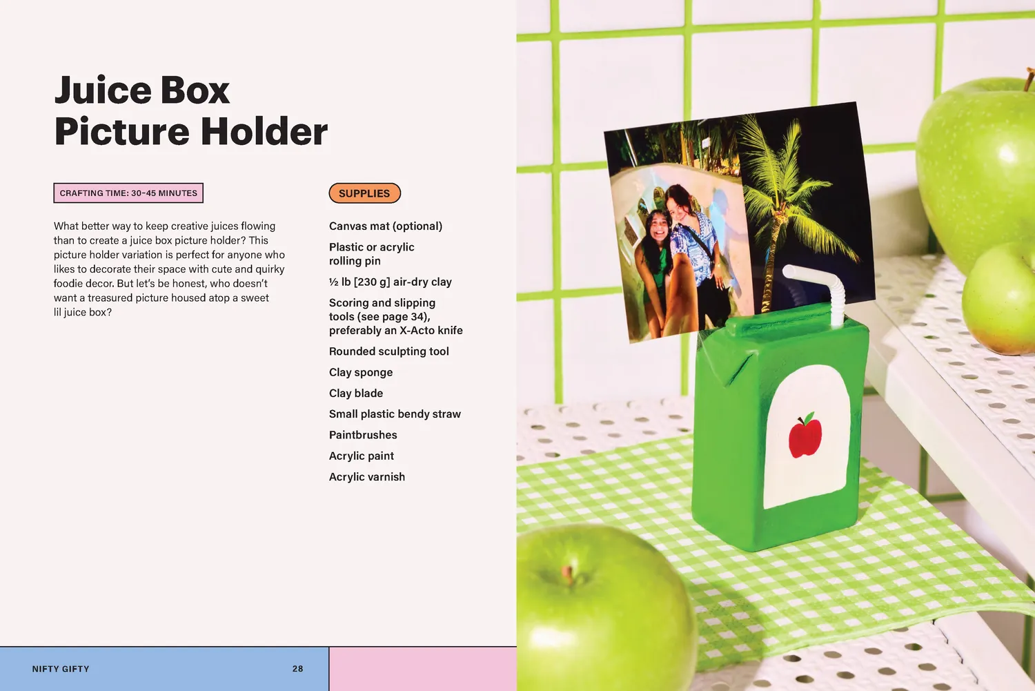 Chronicle Books Nifty Gifty innbundet hobbybok minigaver