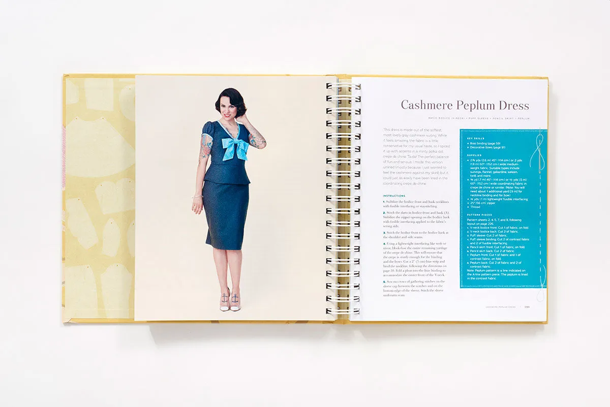 Gertie Ultimate Dress Book sybok vintagekjoler innbundet
