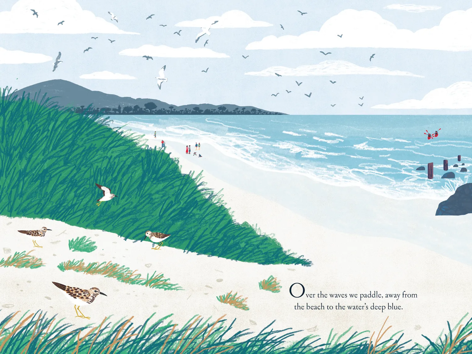 Over and Under the Waves barnebok paperback