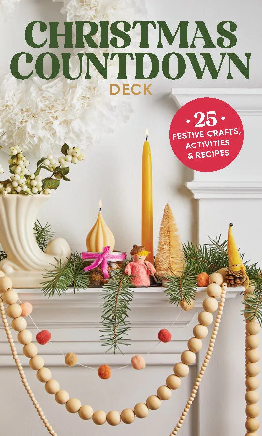 Abrams & Chronicle Books Christmas Countdown kortstokk 25 kort