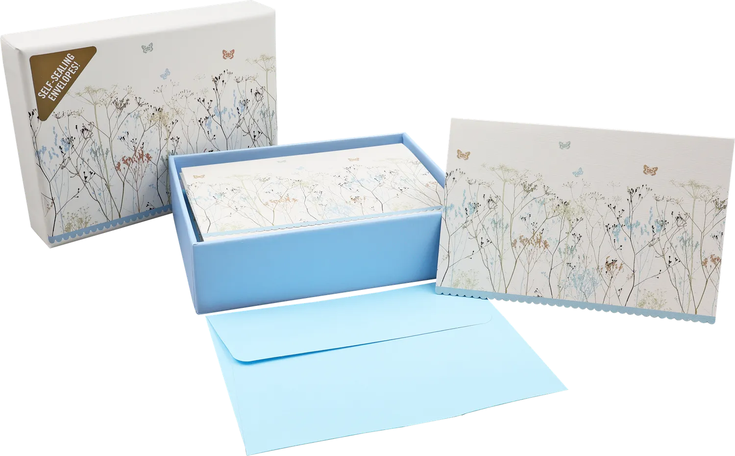 Peter Pauper Press Butterflies notatkort eske sommerfugl
