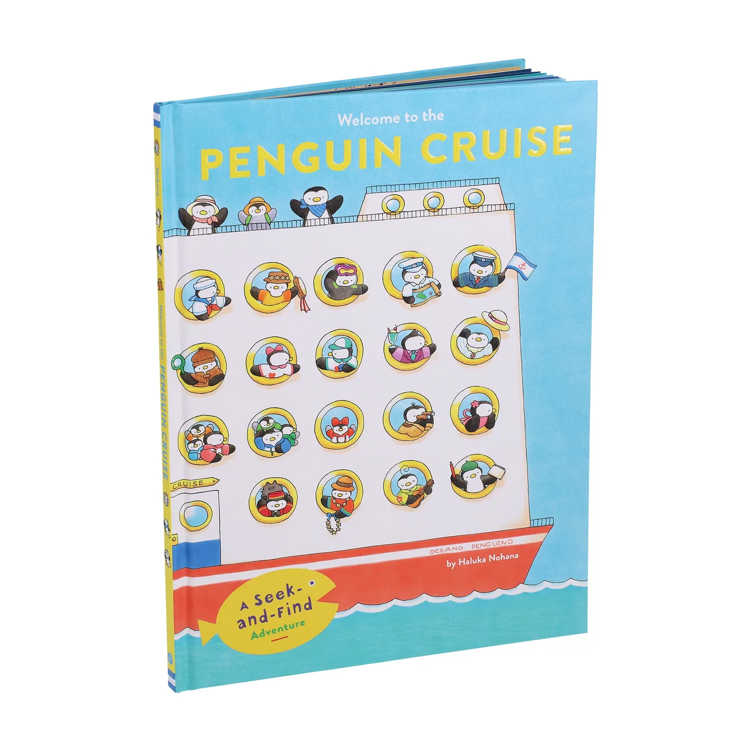 Chronicle Books Welcome to the Penguin Cruise myldrebok innbundet 3–5 år