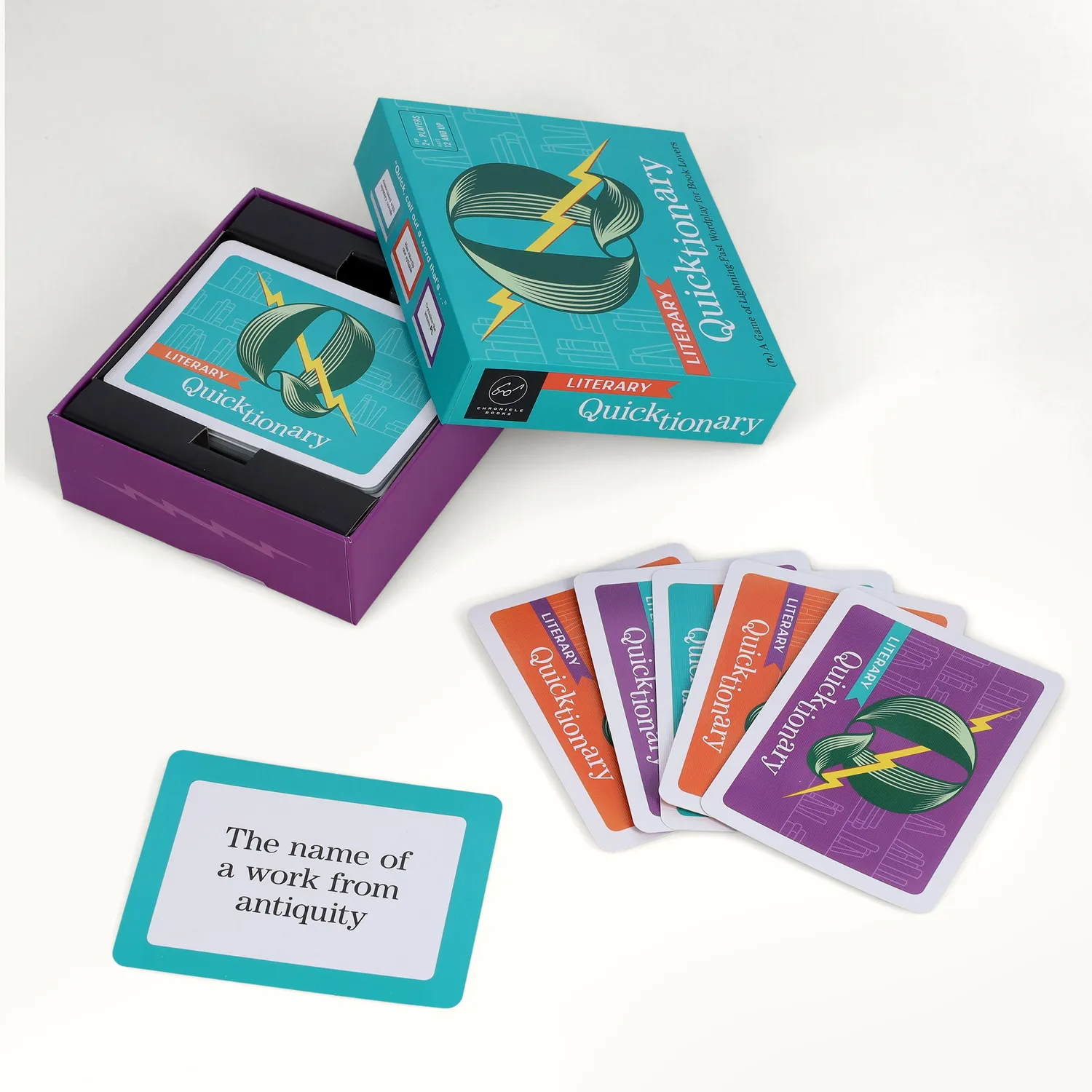 Chronicle Books Literary Quicktionary kortspill for bokelskere