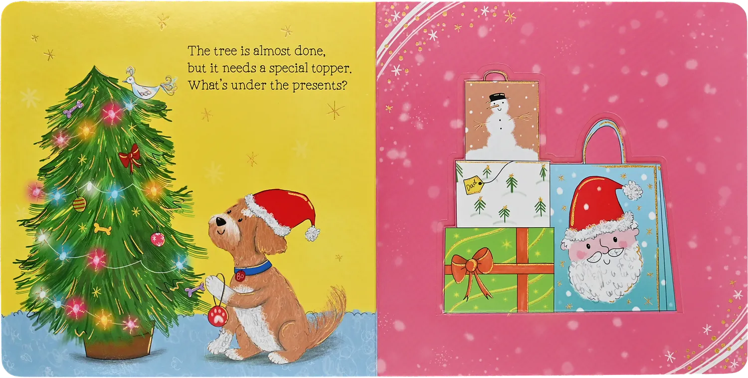 Peter Pauper Press Peek-A-Bo Christmas klaffebok 16 sider