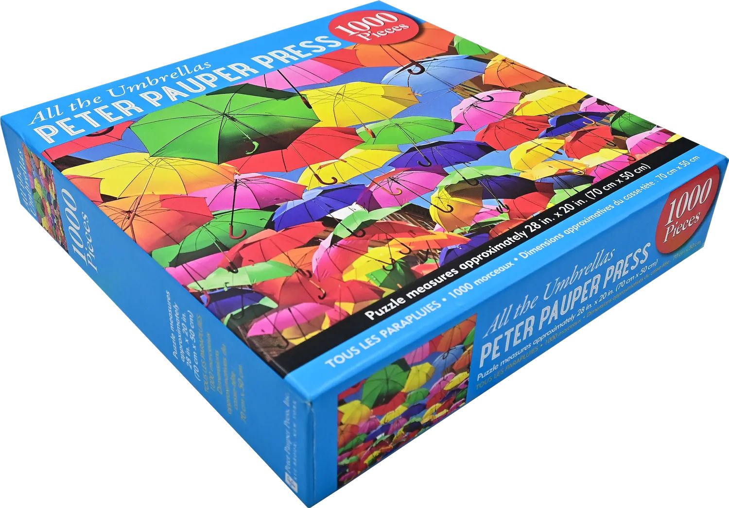 Peter Pauper Press All the Umbrellas puslespill 1000 brikker